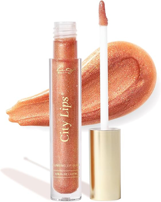 City Beauty City Lips Plumping Lip Gloss - High-Shine Gloss for Fuller, Younger-Looking Lips | Hy... | Amazon (US)