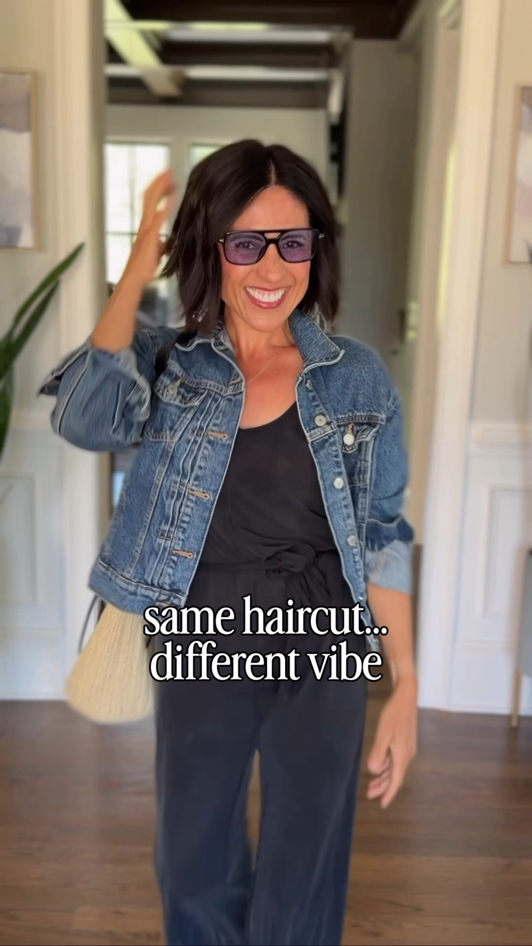 Same haircut, two totally different vibes 🤍  

From sleek + polished ➡️ tousled + textured in seconds using my go-to Living Proof dry volume & texture spray. This is my easiest trick to switch up my bob without heat or a full restyle.  

If your hair ever feels flat, lifeless, or just blah… this is the quick fix. Adds instant volume, grit, and that effortless undone wave we all love.  

Perfect for short hair, fine hair, and anyone wanting that lived-in, airy texture ✨  

Shop this hair must-have in my LTK 👇  

#texturedbob #wavybob #shorthairstyles #hairvolume #finehairtips #volumizinghair #hairtexture #easyhairtips #momstyle #over40style

#LTKOver40 #LTKgrwm #LTKmomlife