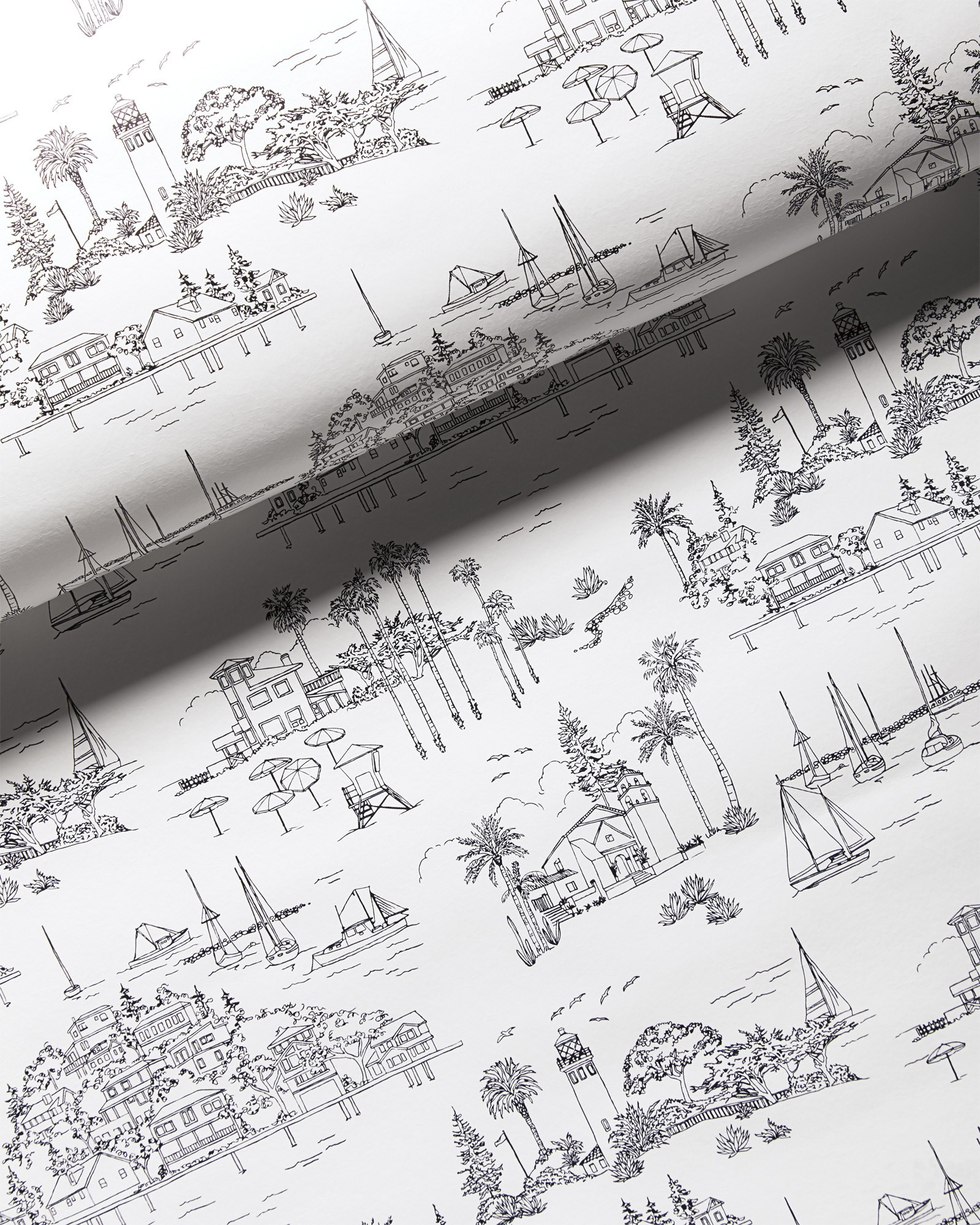 Seahaven Toile Wallpaper | Serena and Lily