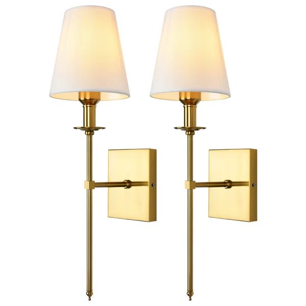 Dimmable Bathroom Vanity Lighting Fixtures Indoor Wall Sconces Iron Wallchiere | Wayfair North America