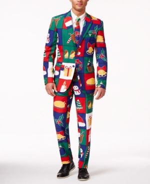 OppoSuits Quilty Pleasure Slim-Fit Suit and Tie | Macys (US)