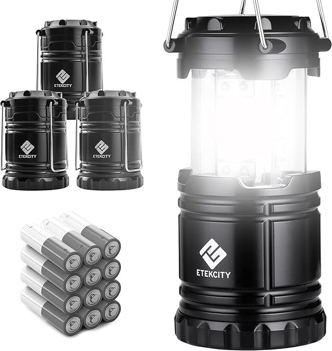 Etekcity Camping Lantern Accessories Gear Supplies Tent Lights, Lanterns Battery Powered LED for ... | Amazon (US)