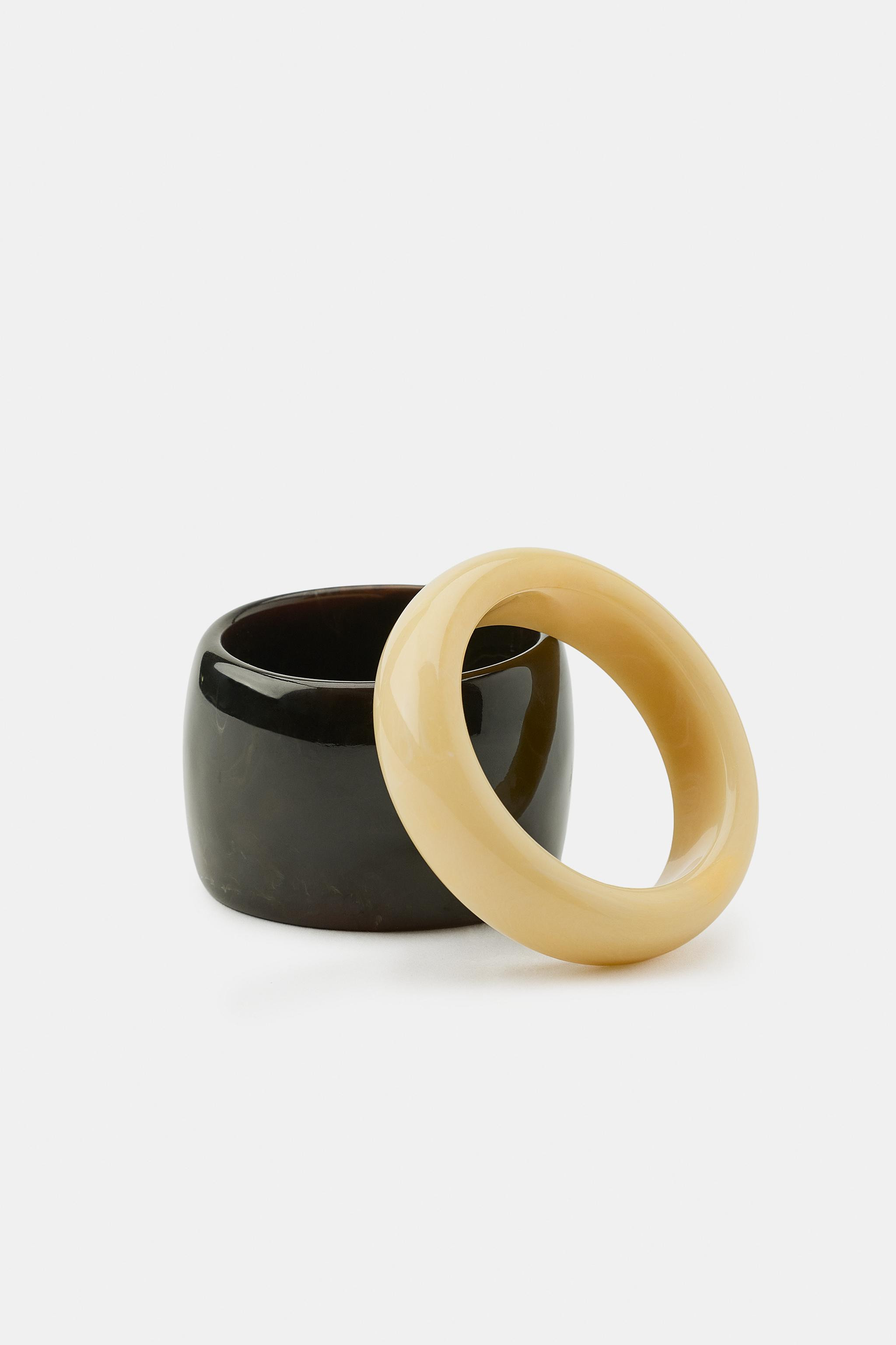 TWO-PACK OF RIGID RESIN BRACELETS | Zara US