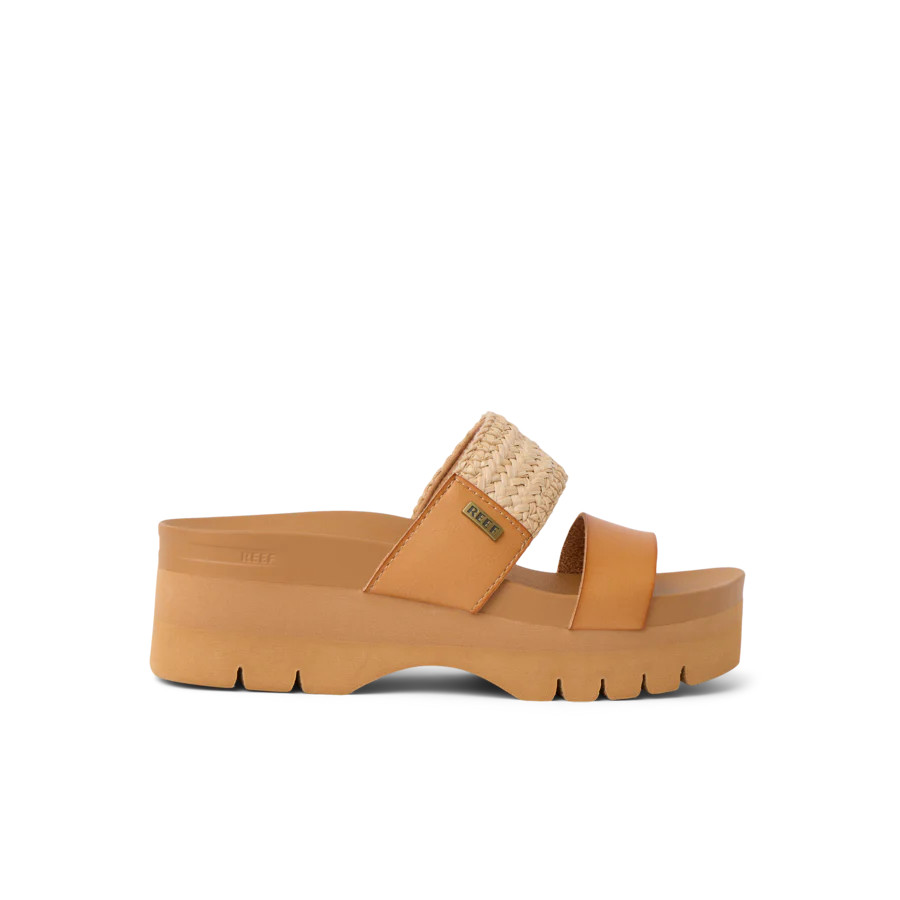 Women's Cushion Vista Higher Sandals in Natural Raffia | REEF