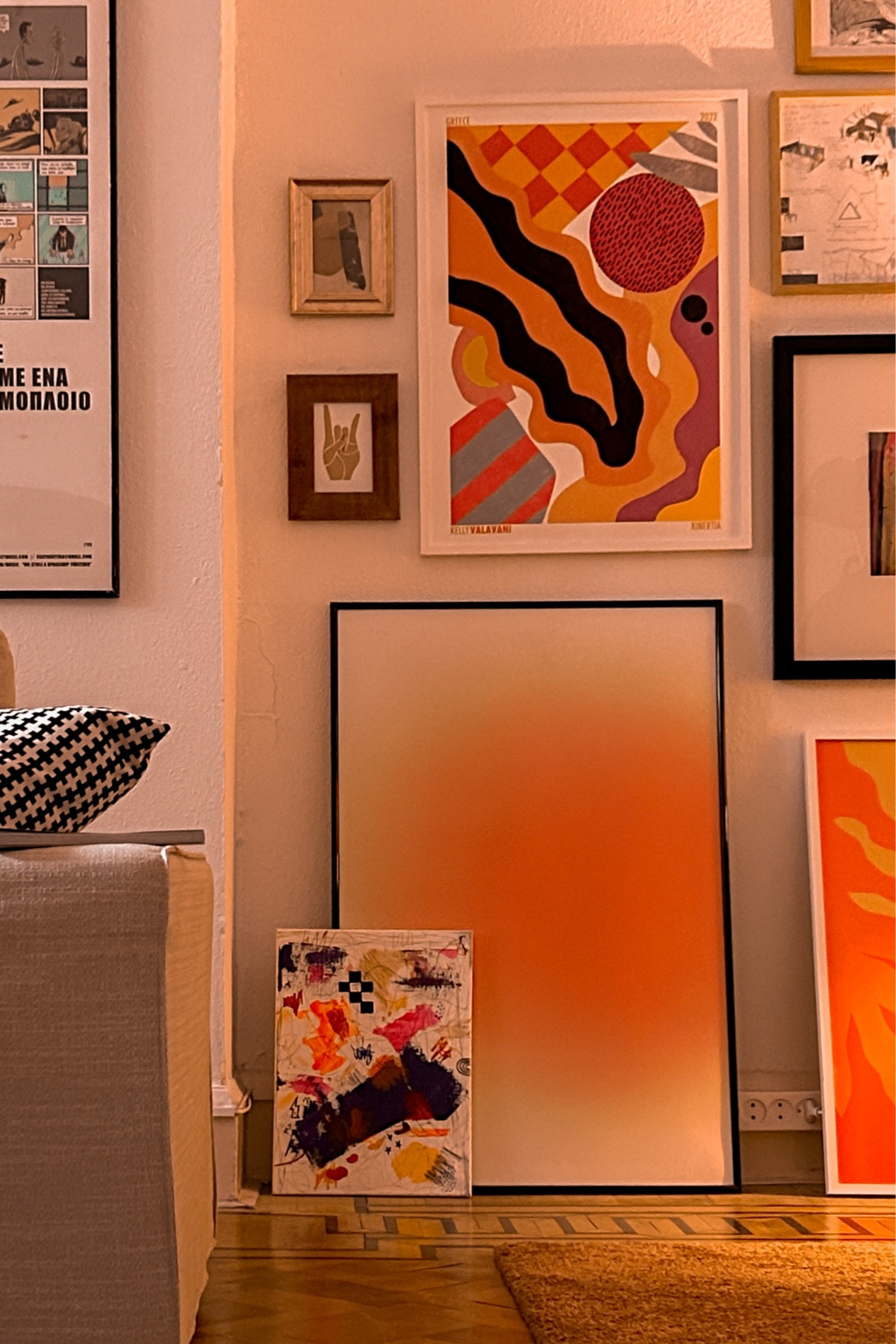 Neon abstract gallery wall 

#LTKunder100 #LTKGiftGuide #LTKhome