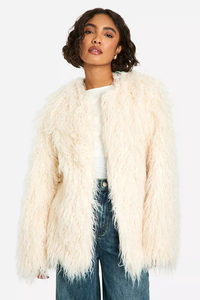 Tall Mongolian Faux Fur Coat | boohoo (US & Canada)