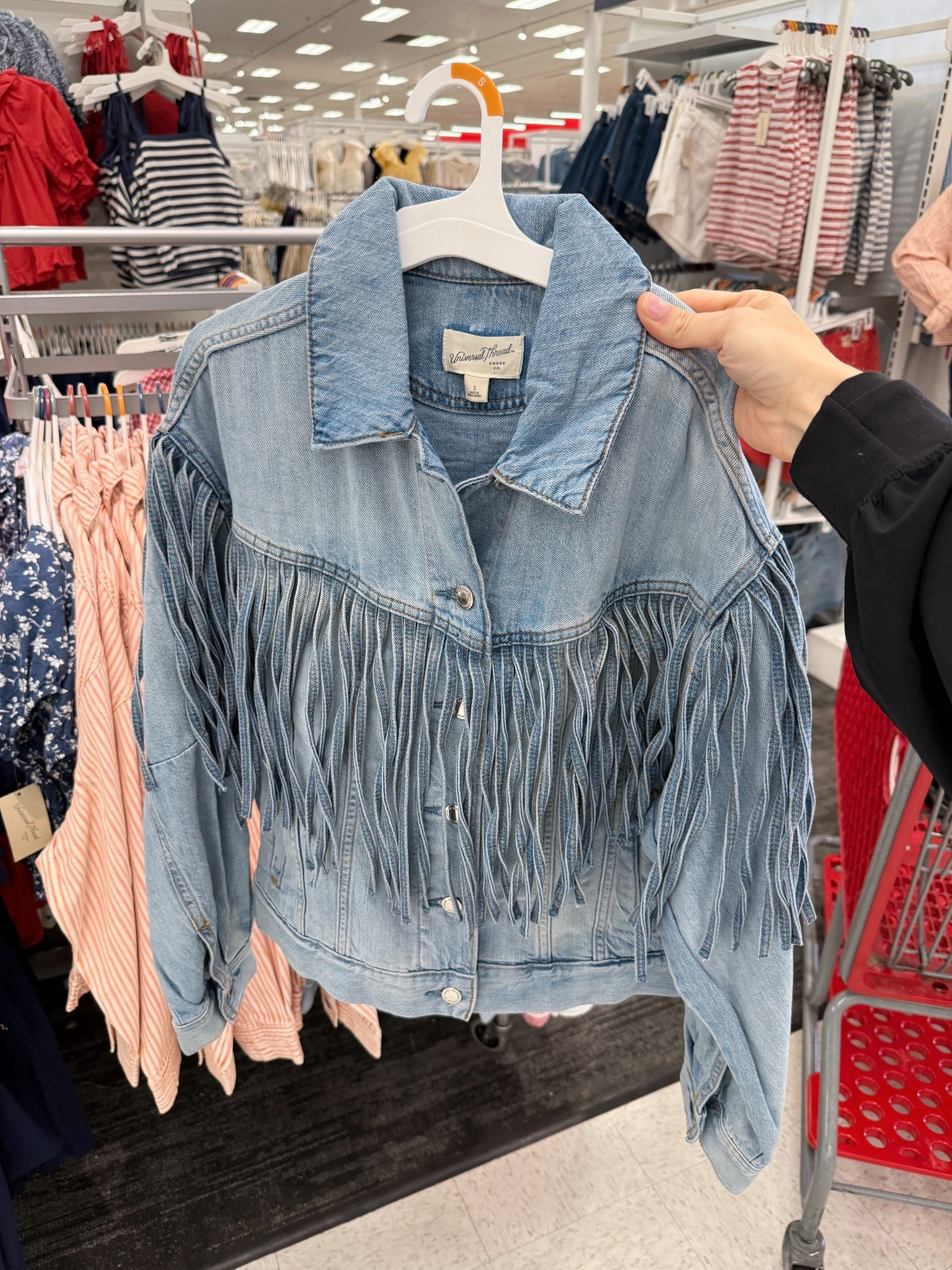Fringe denim
Jacket 

#LTKgrwm #LTKSeasonal