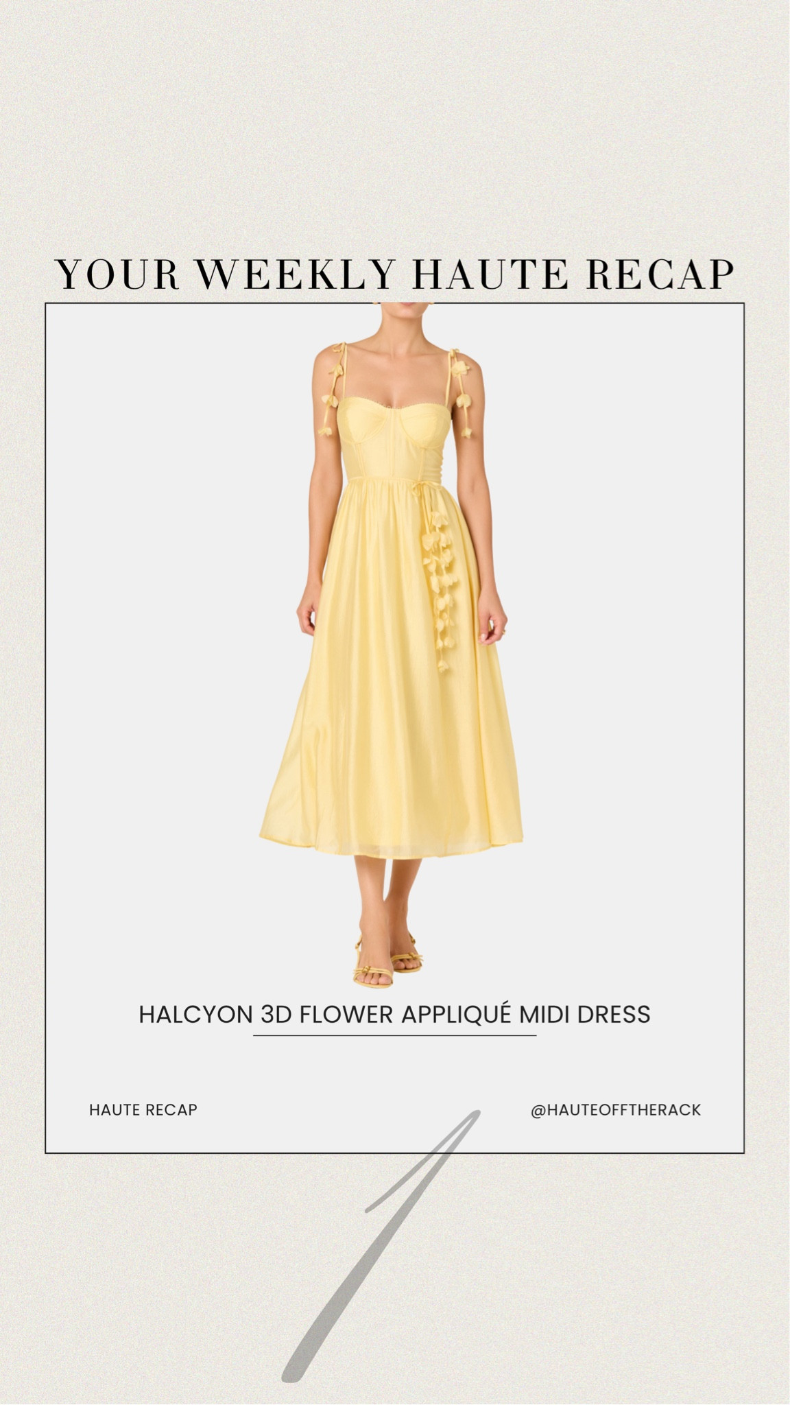 Obsessed with this yellow midi dress! Comes in more prints and colors.
Take 15% OFF with code: HAUTE15

#weddingguestdress #summerdress
#astrthelabel #yellowdress

#LTKSeasonal #LTKPetite #LTKSaleAlert