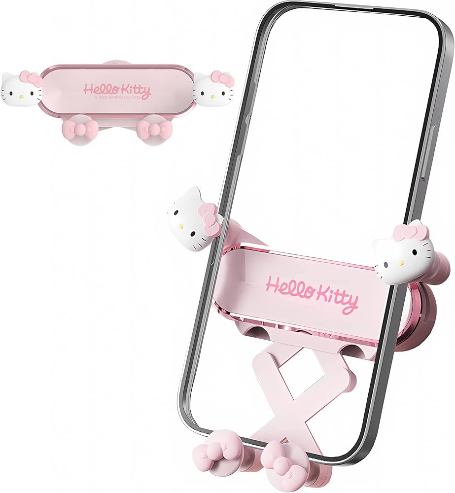 Car Phone Holder Mount for Women [Cute Pink], 2023 Upgrade Gravity Car Phone Mount with Sturdy Ai... | Amazon (US)