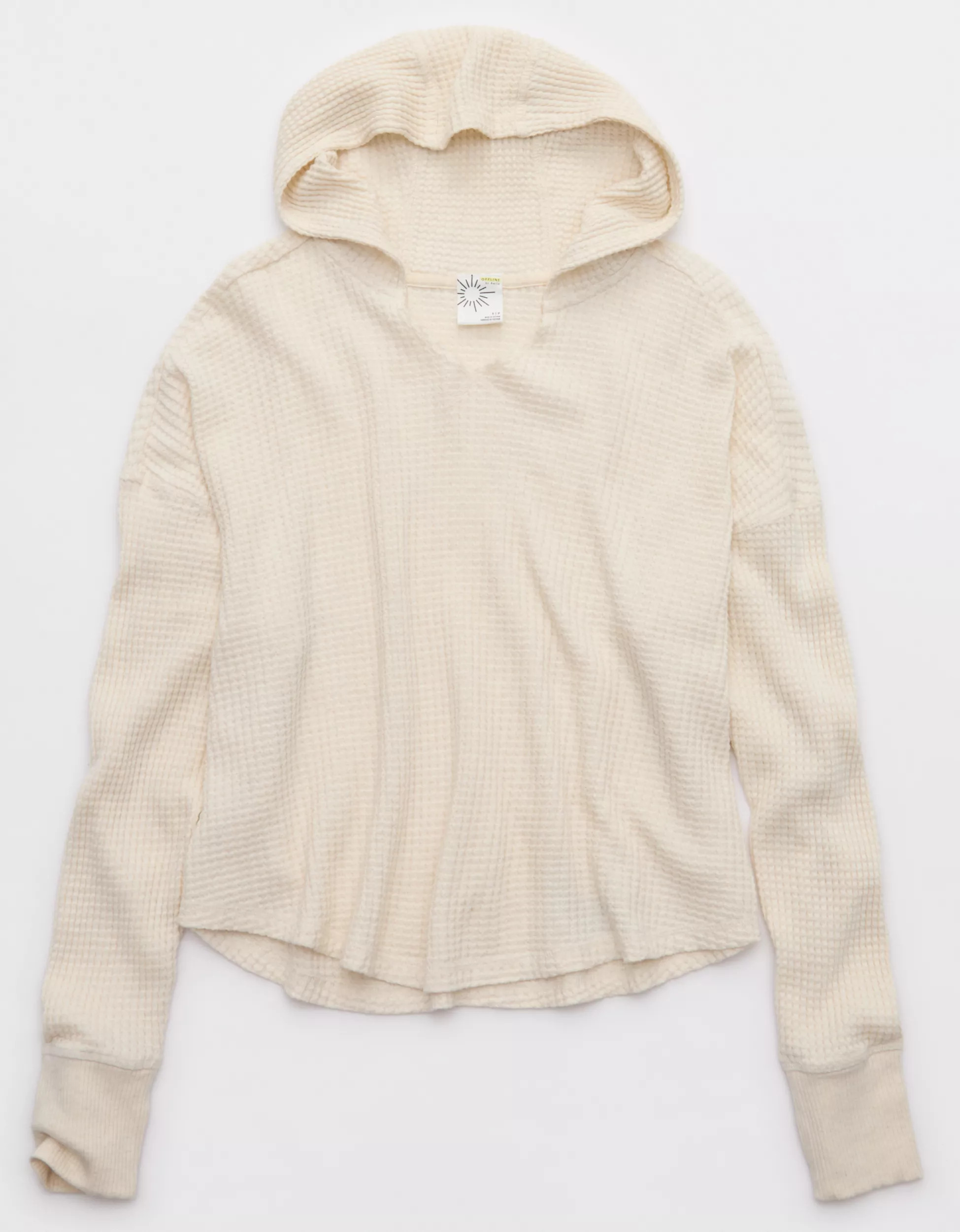 OFFLINE By Aerie Wow! Waffle Hoodie | Aerie