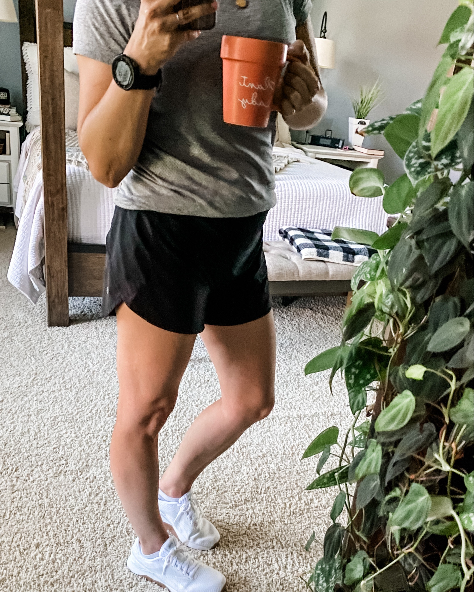 I am not one to splurge on my workout gear.
I do free workouts st home courtesy of the fabulous Nourish, Move, Love.
I don’t buy fancy workout clothes becuase, once again, I’m at home. So I just cycle through the same 2 shorts/2 leggings/2 tops I own and do lots of laundry.
And up until today I’ve used 4 year old running shoes to get the job done.

Unfortunately, those running shoes met an untimely (or timely depending on how you see it) death in the garden this week so I was forced to get a new pair.

Uncharacteristically, I chose to splurge on these Reebok Nano cross trainers and OH MY GOSH it turns out that shoes do make a difference.

Who knew?

Not only are these new babies cute, but they’re also so comfortable and stable for all of the work I put them through. I get the hype now, I do. Perfect for weight training and light running/walking but on up to intense CrossFit, these are the best workout shoe I’ve had in ages.

So if you’re in the hunt, hop on these. It’s a splurge, but so worth it!

#LTKActive #LTKShoeCrush #LTKFitness