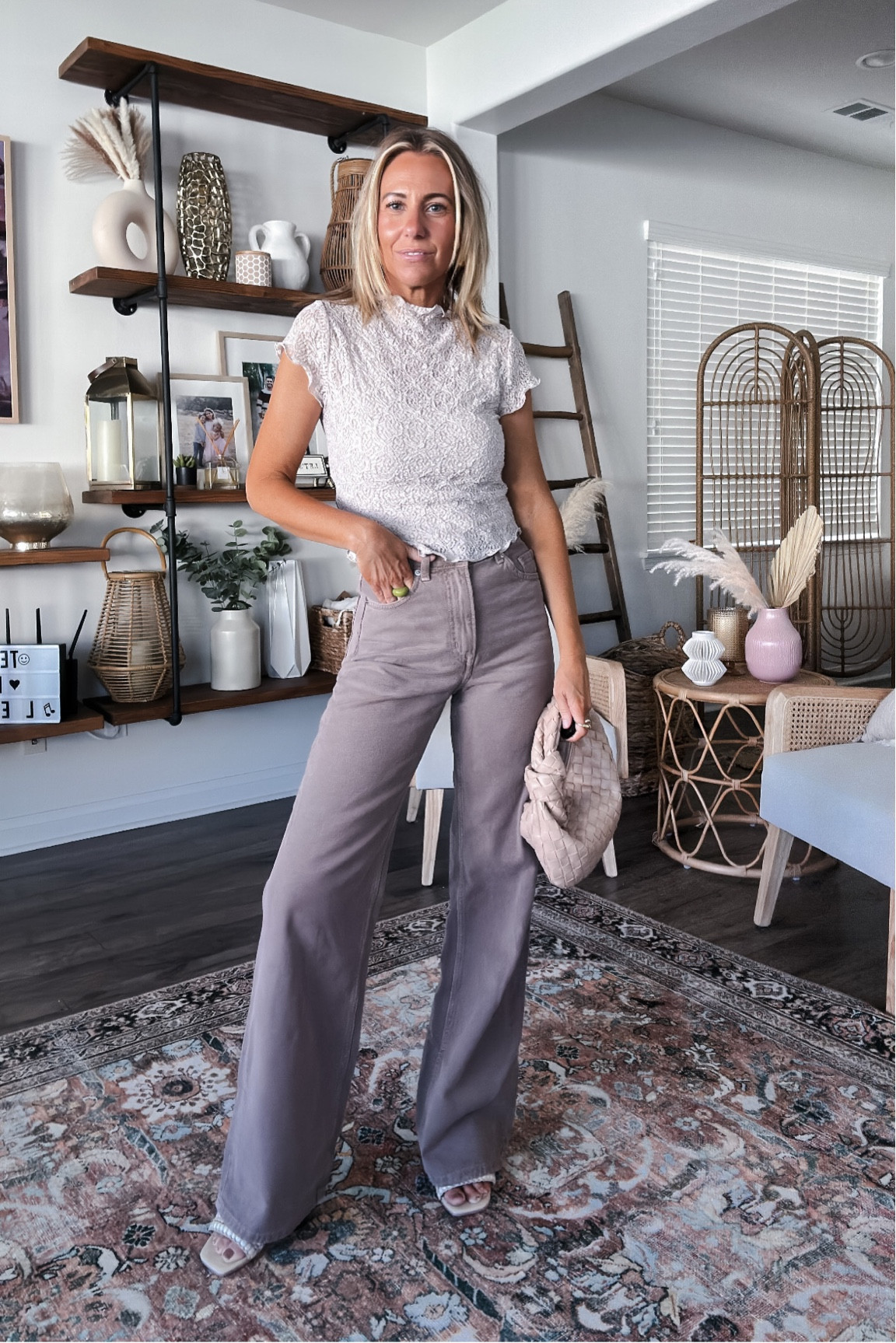 H&M outfit
Wide leg jeans size 0- wash sold out but other washes still available 
Lace tank size xs 


#LTKunder50 #LTKFind #LTKstyletip