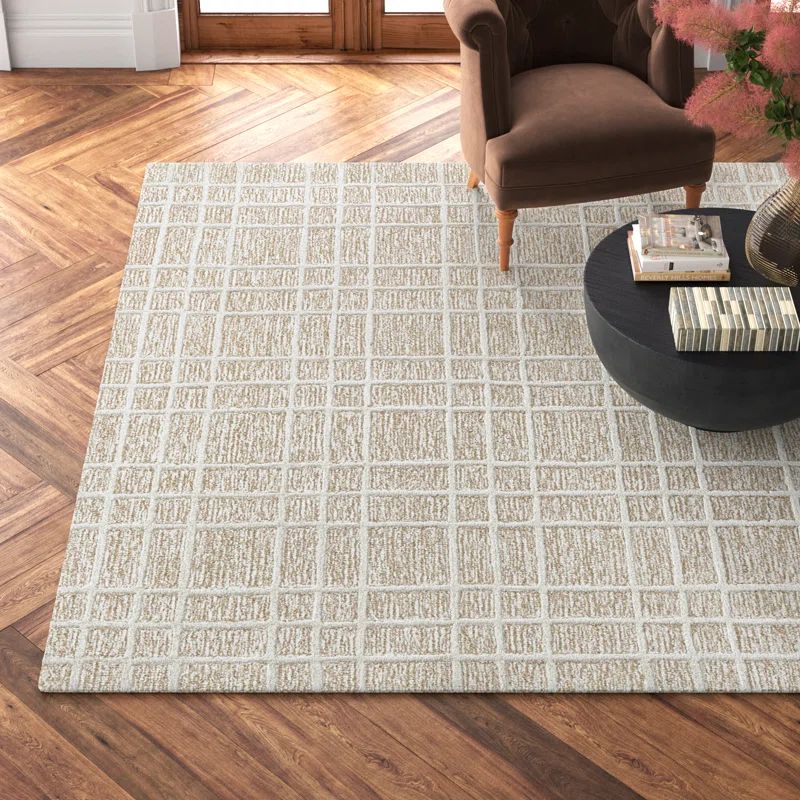 Alec Wool Brown Rug | Wayfair North America