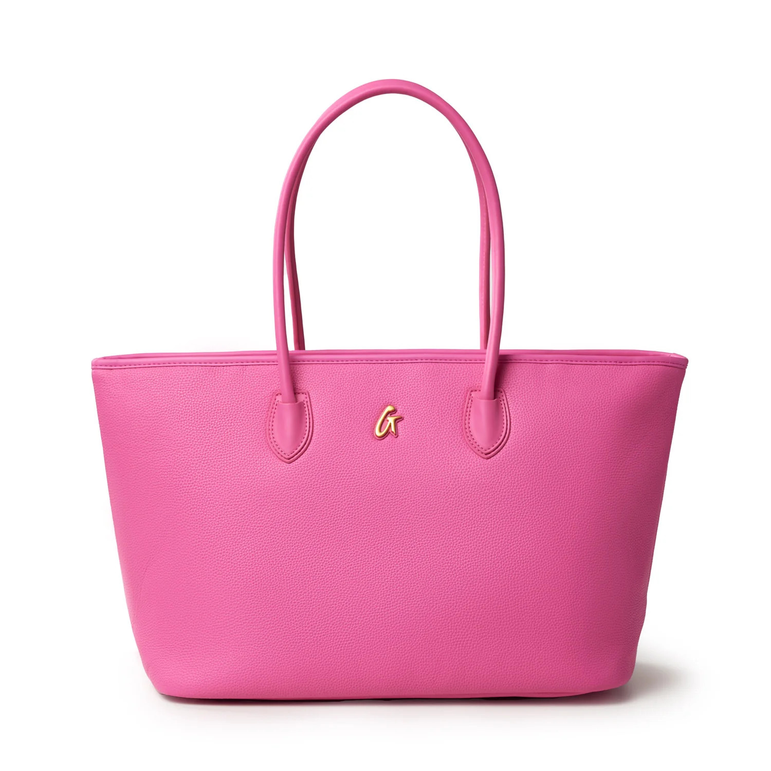 PEBBLE TOTE BAG - HOT PINK | Glam-Aholic Lifestyle