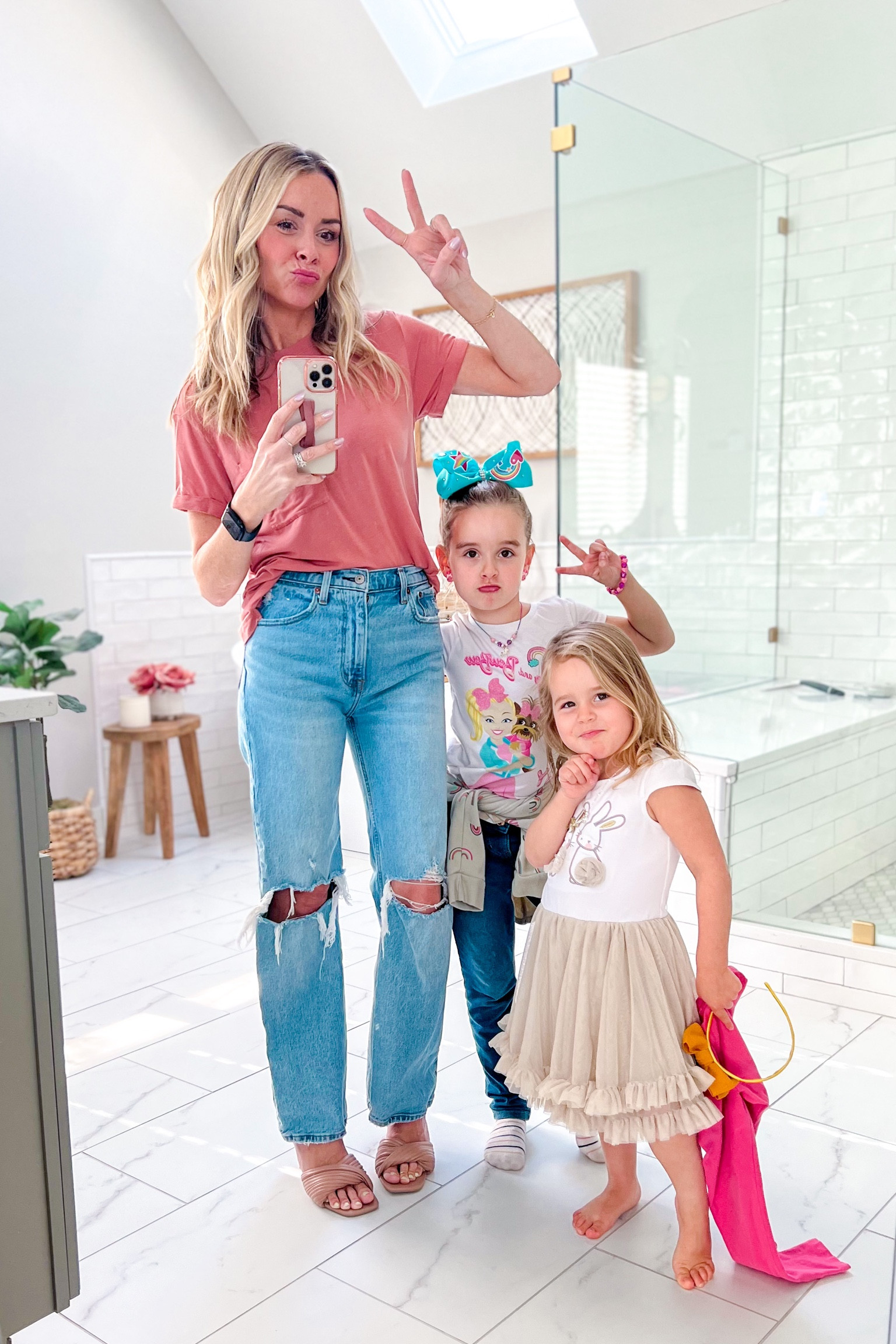 Casual outfit for school open house night 