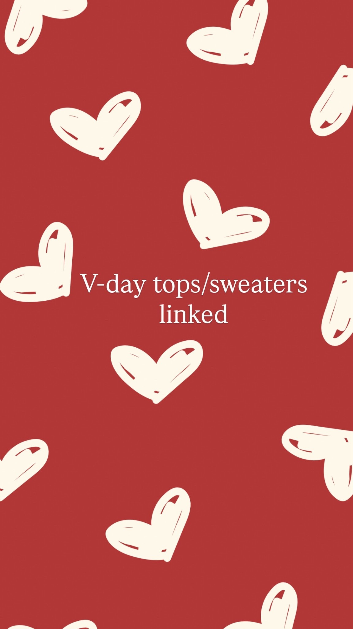 V-day tops & sweaters 💖 #cozyvibes #sweaterweather #vday 

#LTKSeasonal #LTKValentine #LTKOver40