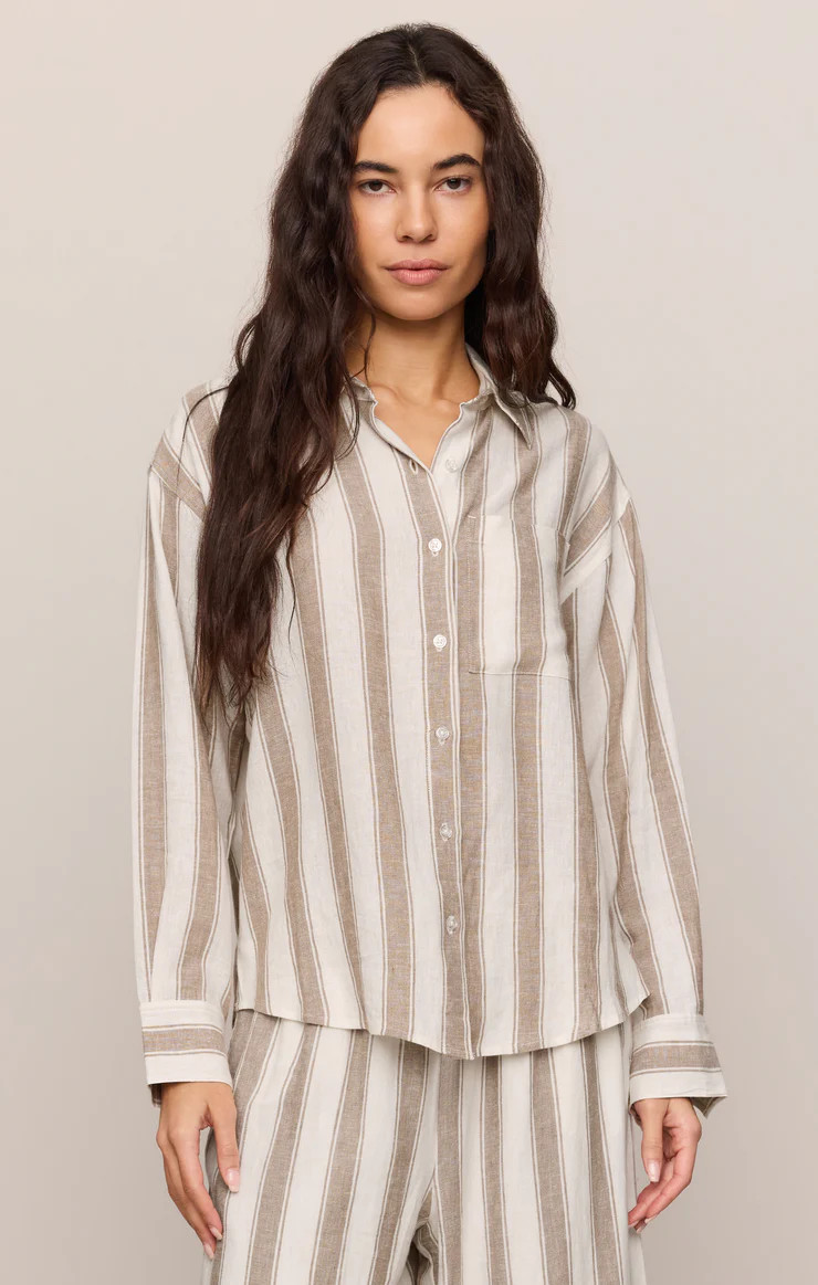 Perfect Striped Linen Button Up | Z Supply
