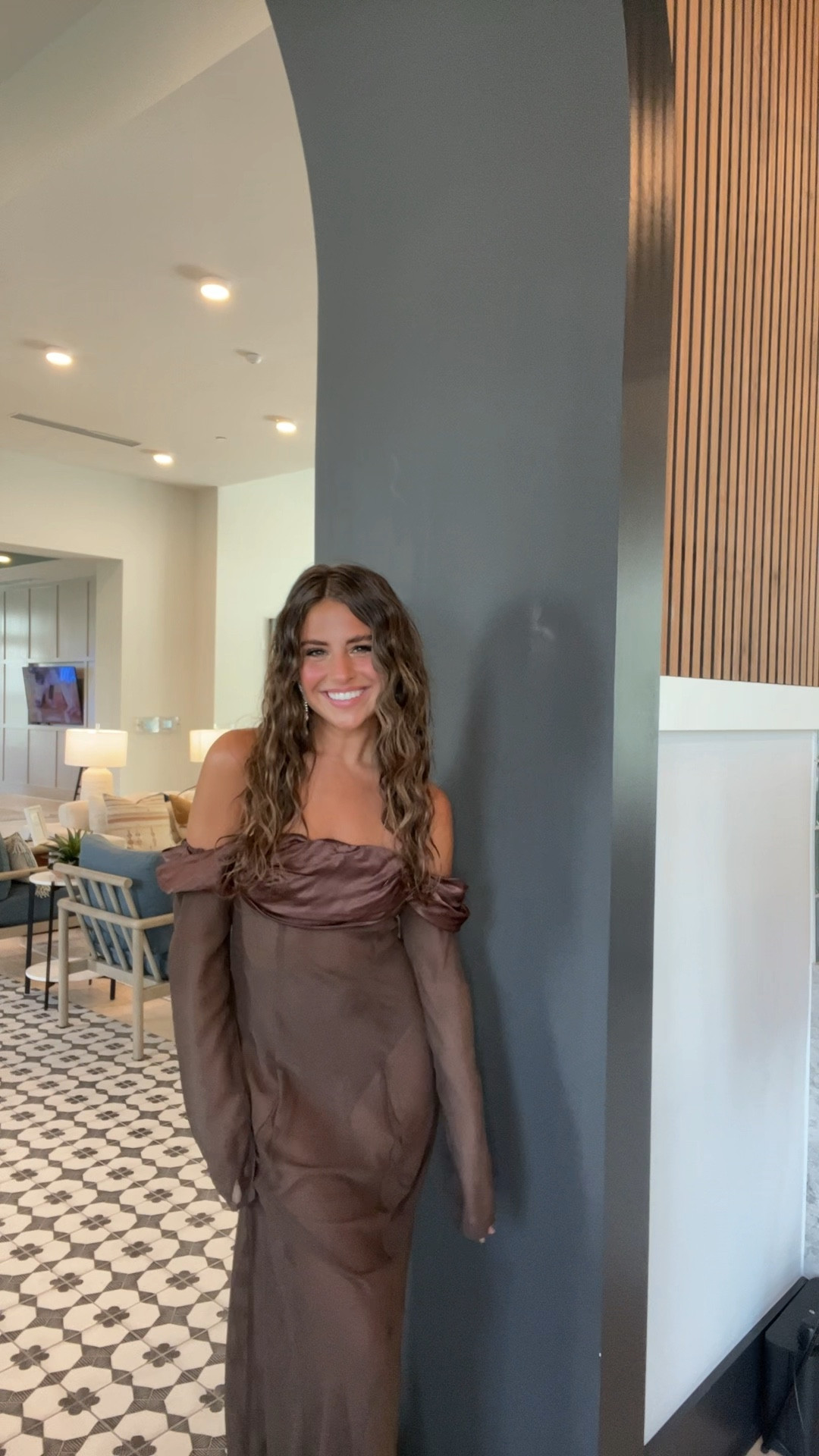 In love with this dress for formal! Classy but also something different with the sheer.🤎

formal, wedding guest, maxi dress 