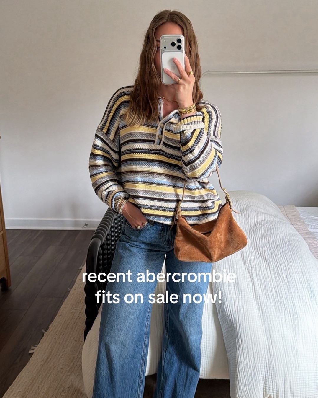 3/29/26 Abercrombie Sale Staples

Rounding up some of my favorite Abercrombie pieces that are currently on sale 🤍 these are the staples I reach for over and over again.

Linking my favorite low-rise loose jeans (I wear size 25 regular and have them in multiple washes), my go-to sweaters (I size up to a M for a more oversized fit), and my favorite lounge sets I own in a few different colors.

Such good basics you can style so many different ways for spring and summer. Everything is linked here ✨

#LTKSeasonal #LTKSaleAlert #LTKootd