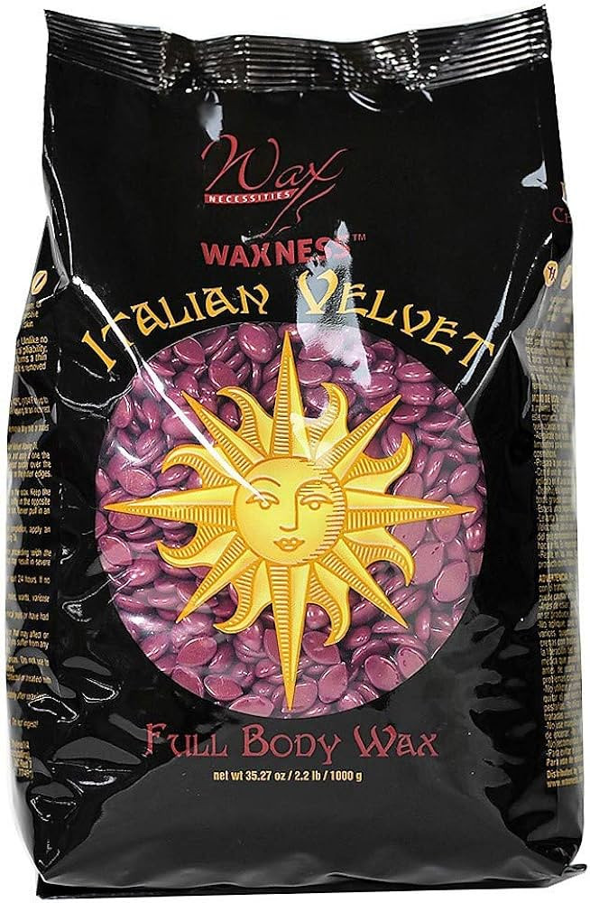 Waxness Wax Necessities Italian Velvet Premium Luxury Polymer Blend Full Body Hard Wax Beads 2.2 ... | Amazon (US)