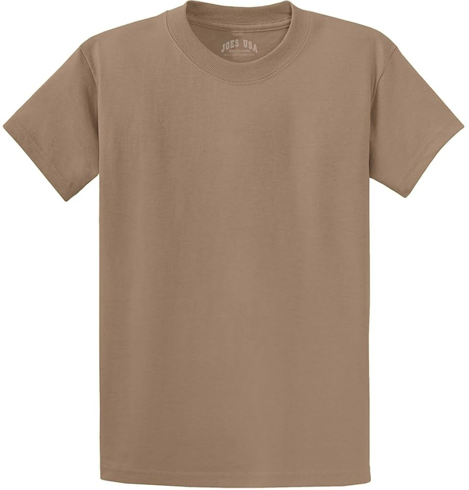 Joe's USA Mens Heavyweight 6.1-Ounce, 100% Cotton T-Shirts in Regular, Big and Tall Sizes | Amazon (US)