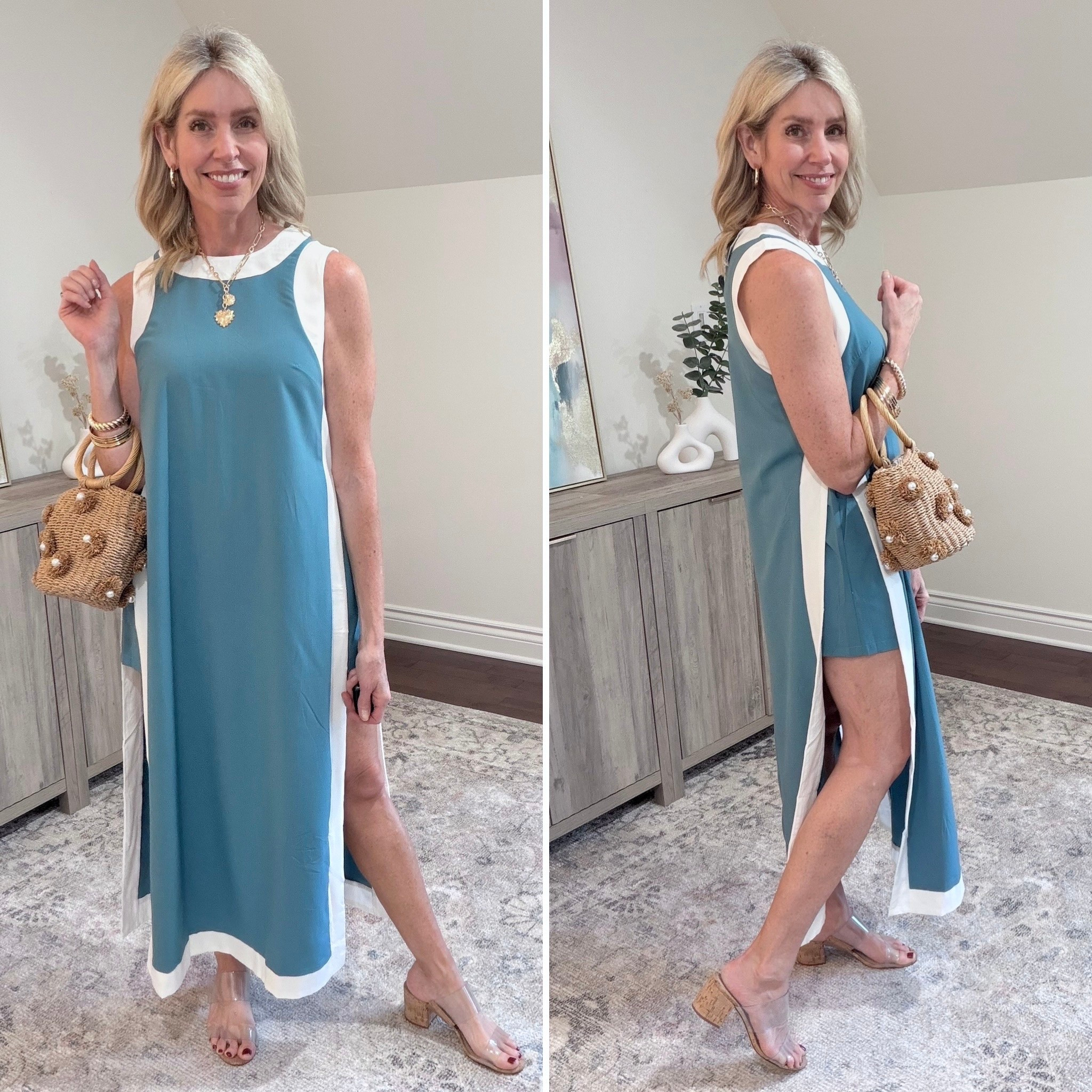 This Amazon dress is the best combination of comfort with a bit of sass! Shorts underneath with a side slit to show the leg. So great for vacation or summer! Comes in a short and long version. Available in many colors and fits true to size.

#LTKOver40 #LTKootd #LTKgrwm