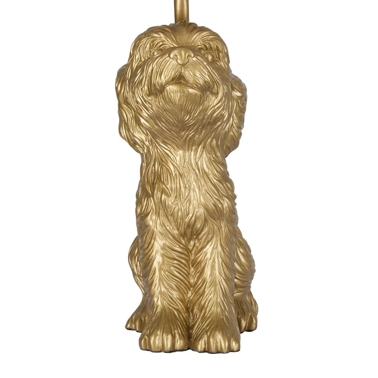 Home Decor Collection Catalina Lighting Golden Doodle Table Lamp with Painted Gold Finish and Tap... | Walmart (US)