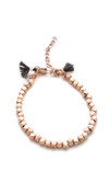 Click for more info about Shashi Nugget Clasp Bracelet - Rose Gold