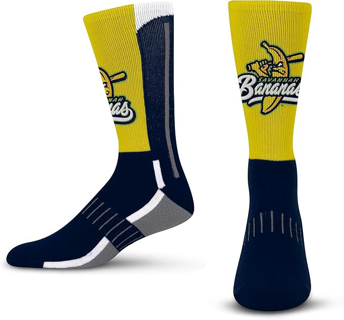 For Bare Feet Savannah Bananas Team Color Crew Sock Youth | Amazon (US)
