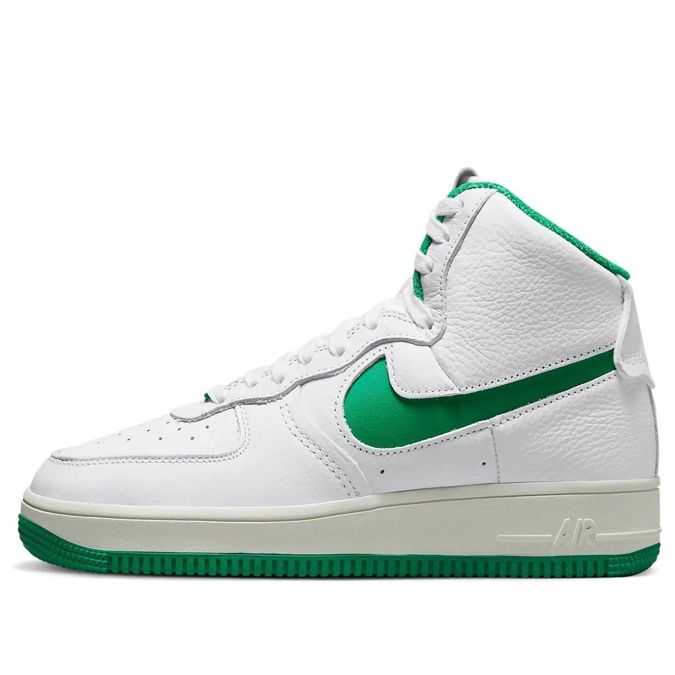 (WMNS) Nike Air Force 1 High Sculpt 'White Stadium Green' DQ5007-100 | KICKS CREW