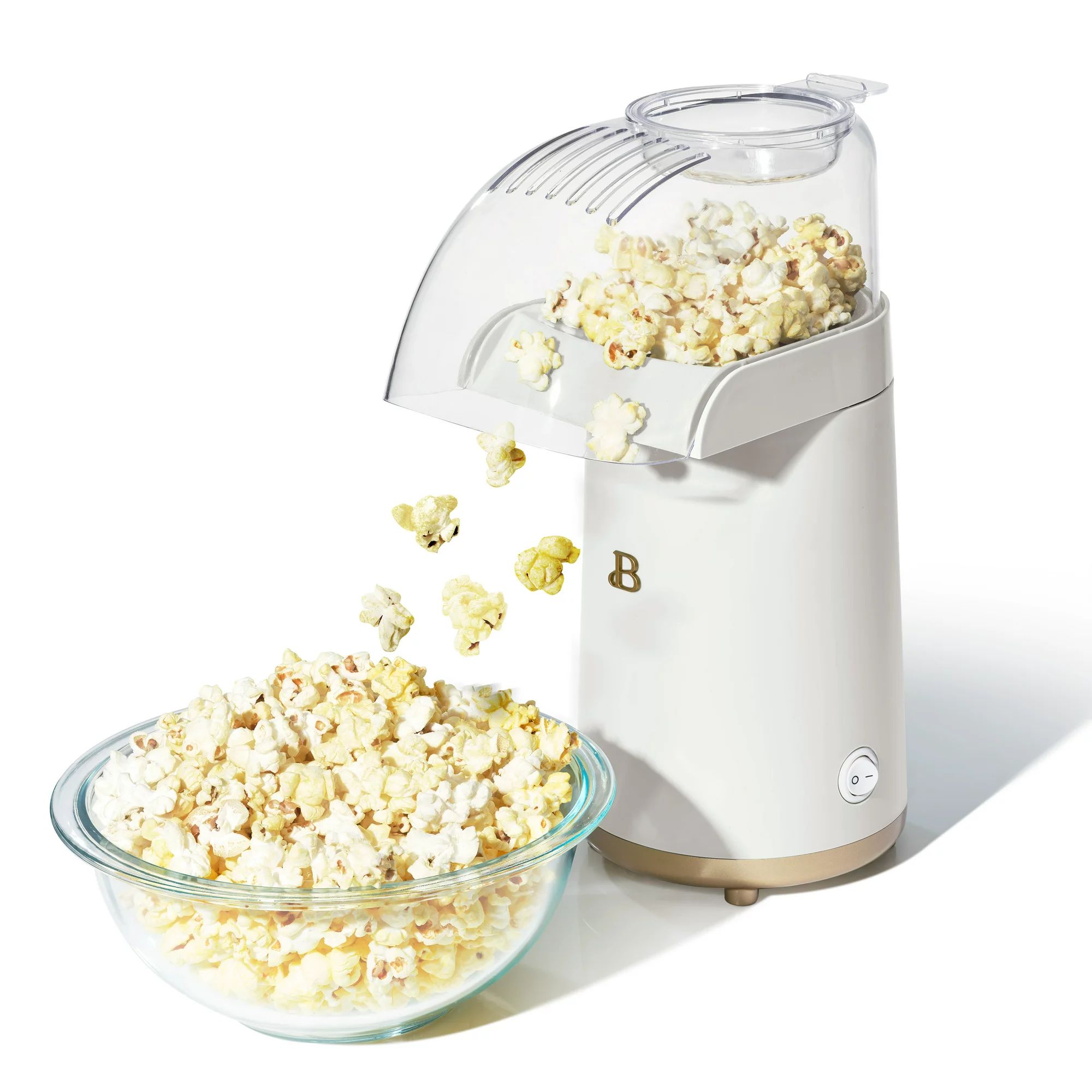 Beautiful 16 Cup Hot Air Electric Popcorn Maker, White Icing by Drew Barrymore | Walmart (US)