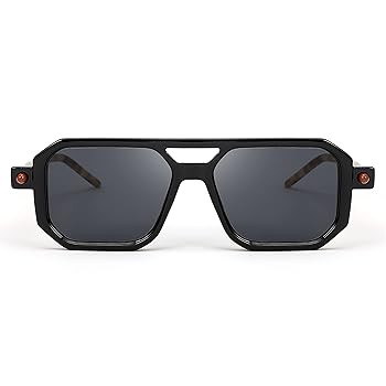 FEISEDY Vintage Square 70s Flat Aviator Sunglasses Women Men Classic Retro Stylish Frame UV400 Su... | Amazon (US)