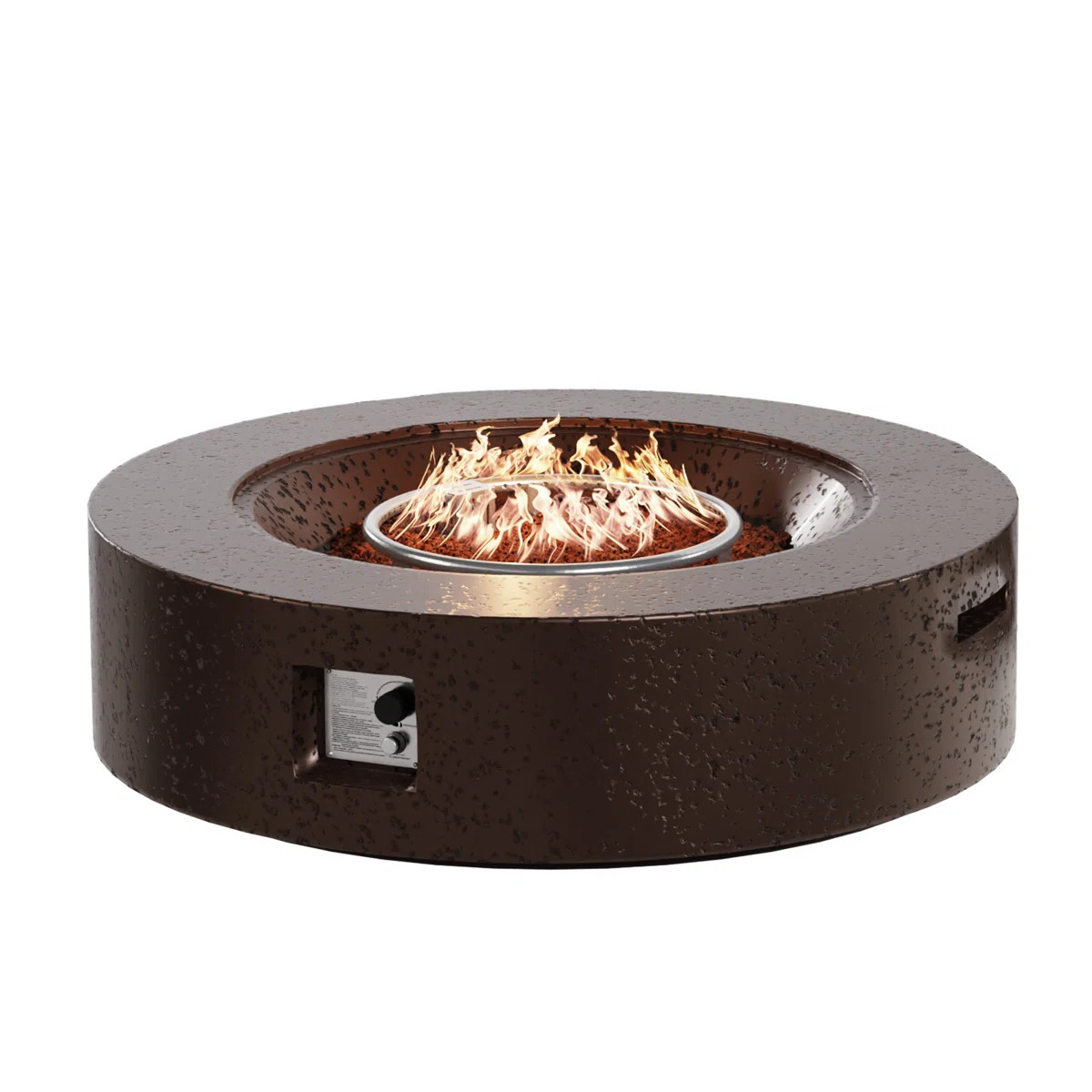 Borgia Concrete Propane Fire Pit Table | Wayfair North America