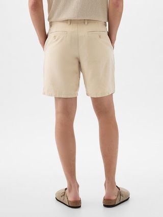 8" Linen-Cotton Shorts | Gap (US)