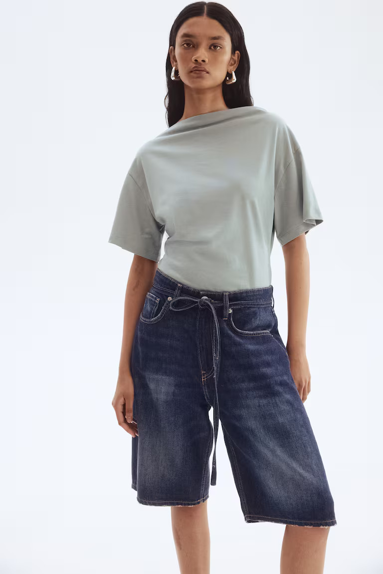 Boat-Neck Cotton Top | H&M (US + CA)