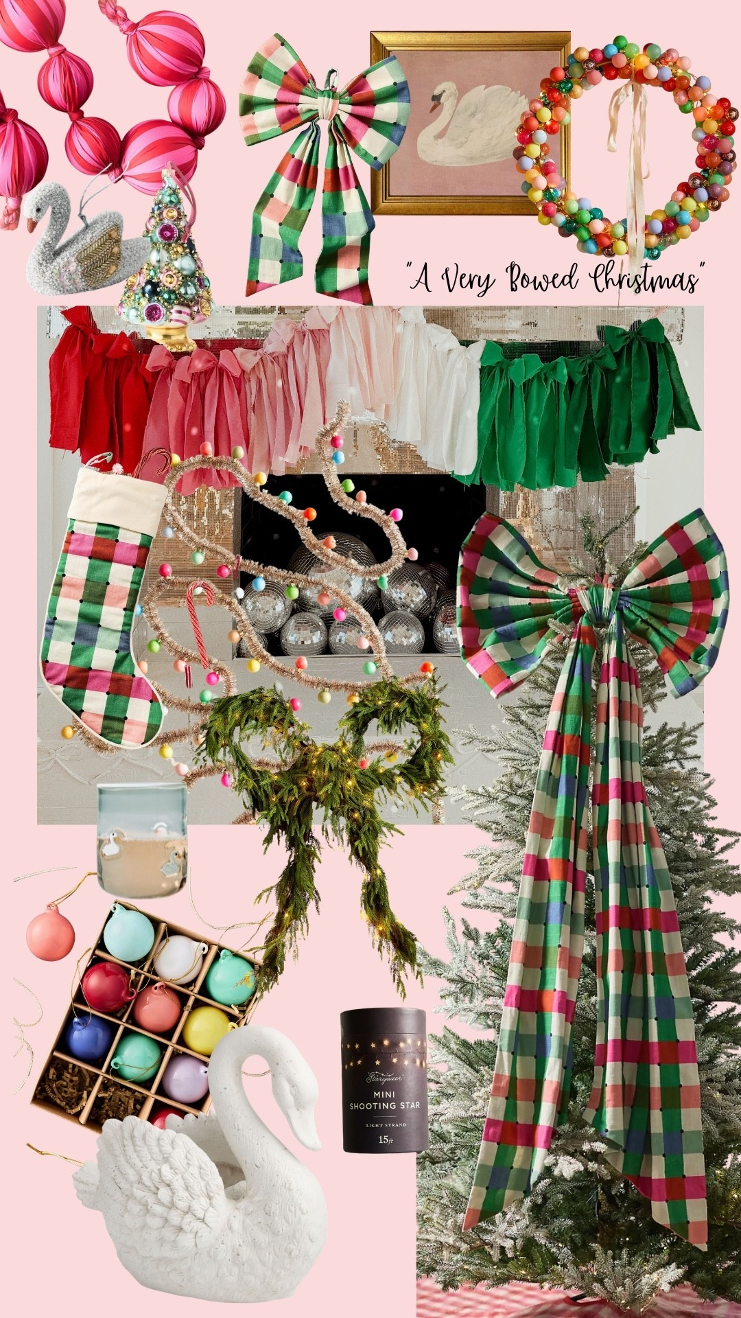 A Very Bow Christmas 🎀✨

Dreaming up the sweetest vintage-inspired Christmas filled with swans, ribbon, and of course… BOWS! I’m so excited to bring my signature Bow Garland into the holiday season. 🎄🎀

@Anthropologie ✨

✨ PRE-SELLING: 6-foot ombré Christmas Bow Garlands
DM me if you’re interested in pre-ordering yours! ❤️

#LTKHome #LTKSeasonal #LTKstorytime