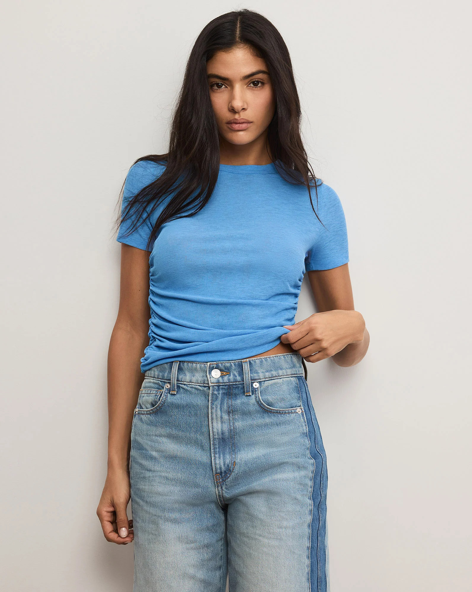 Remus Ruched T-Shirt | Veronica Beard