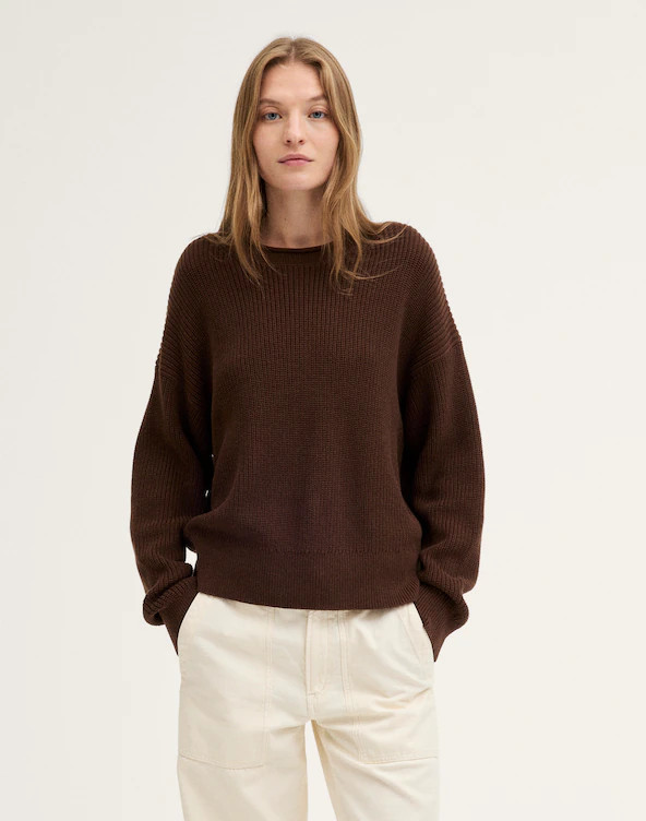 The Arden Crewneck Sweater in 100% Cotton | Madewell