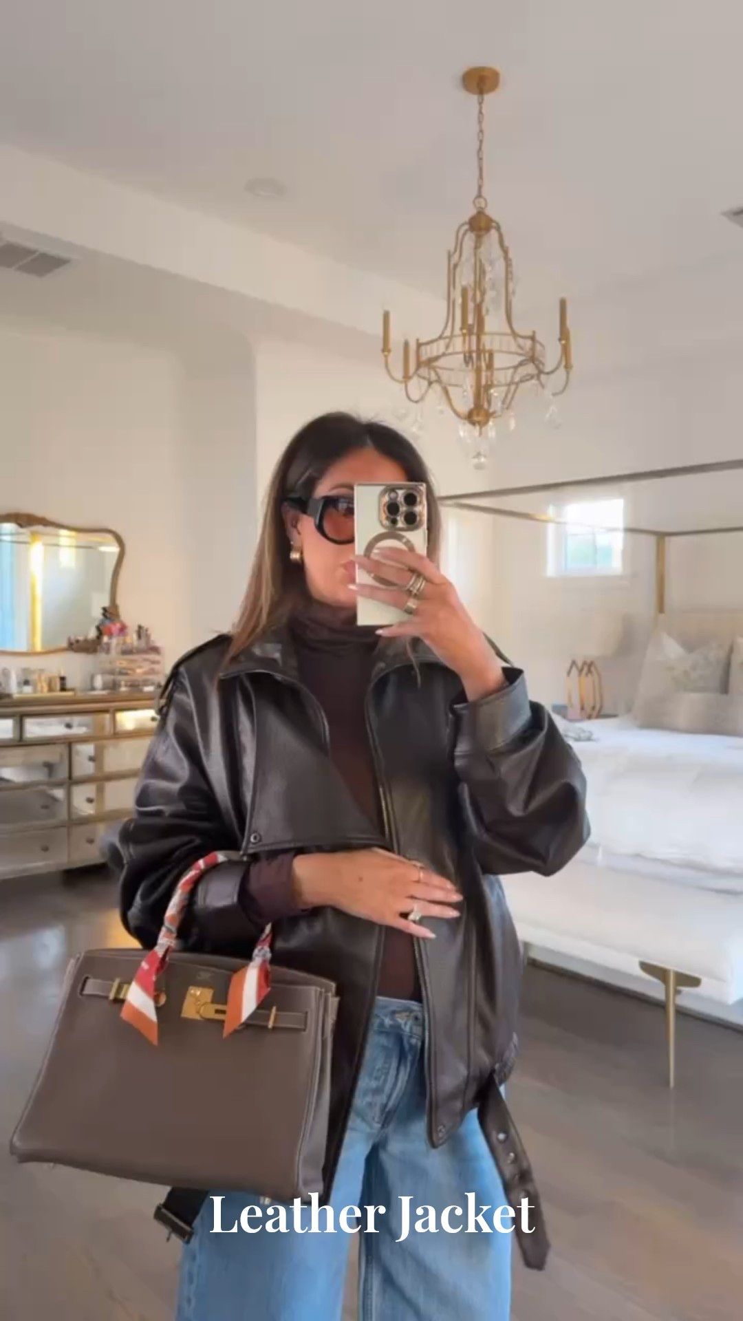 Wearing a size medium in both the jacket and brown top! 

Revolve, Leather Jacket, Chocolate Brown, Sunglasses, Low rise jeans, Abercrombie jeans, Winter Fashion, Winter finds, Emily Ann Gemma

#LTKootd #LTKHoliday #LTKSeasonal