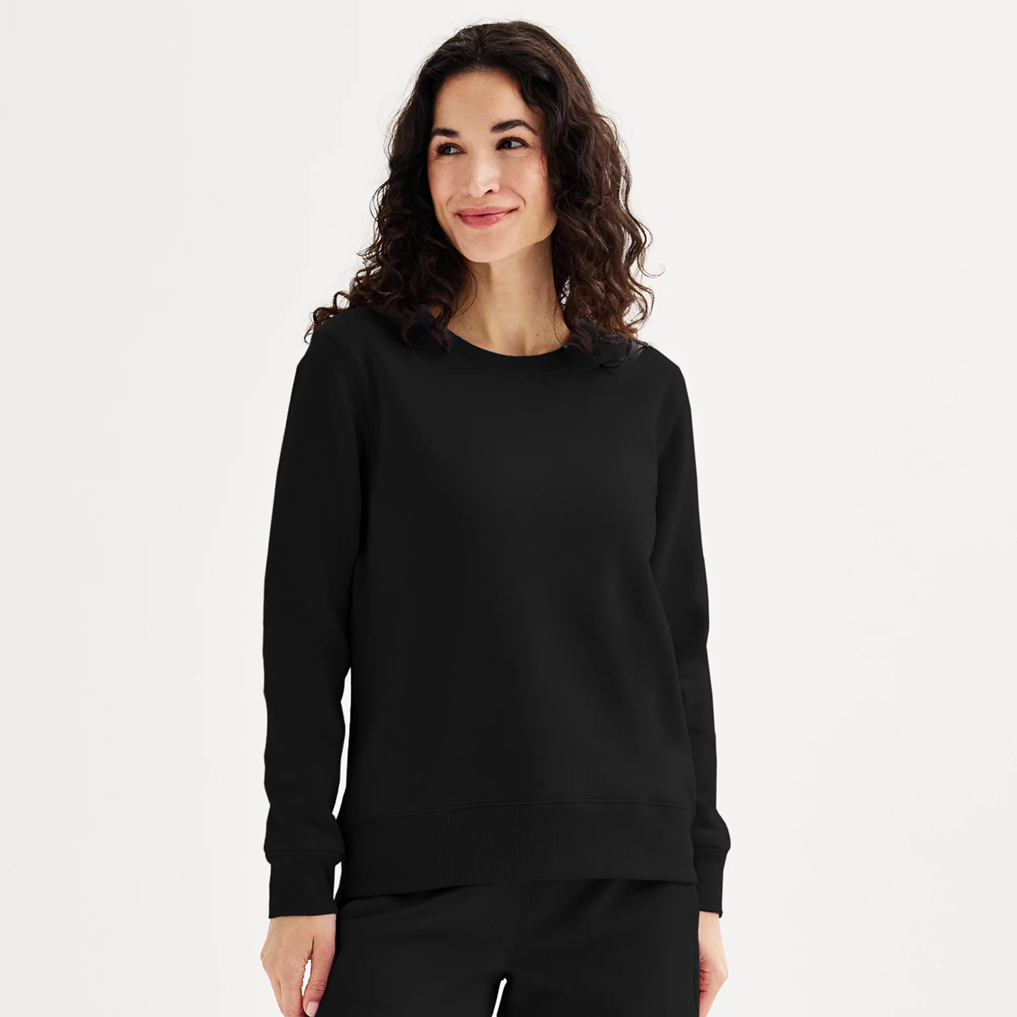 Women's Tek Gear® Ultrasoft Fleece Crewneck Sweatshirt | Kohl's