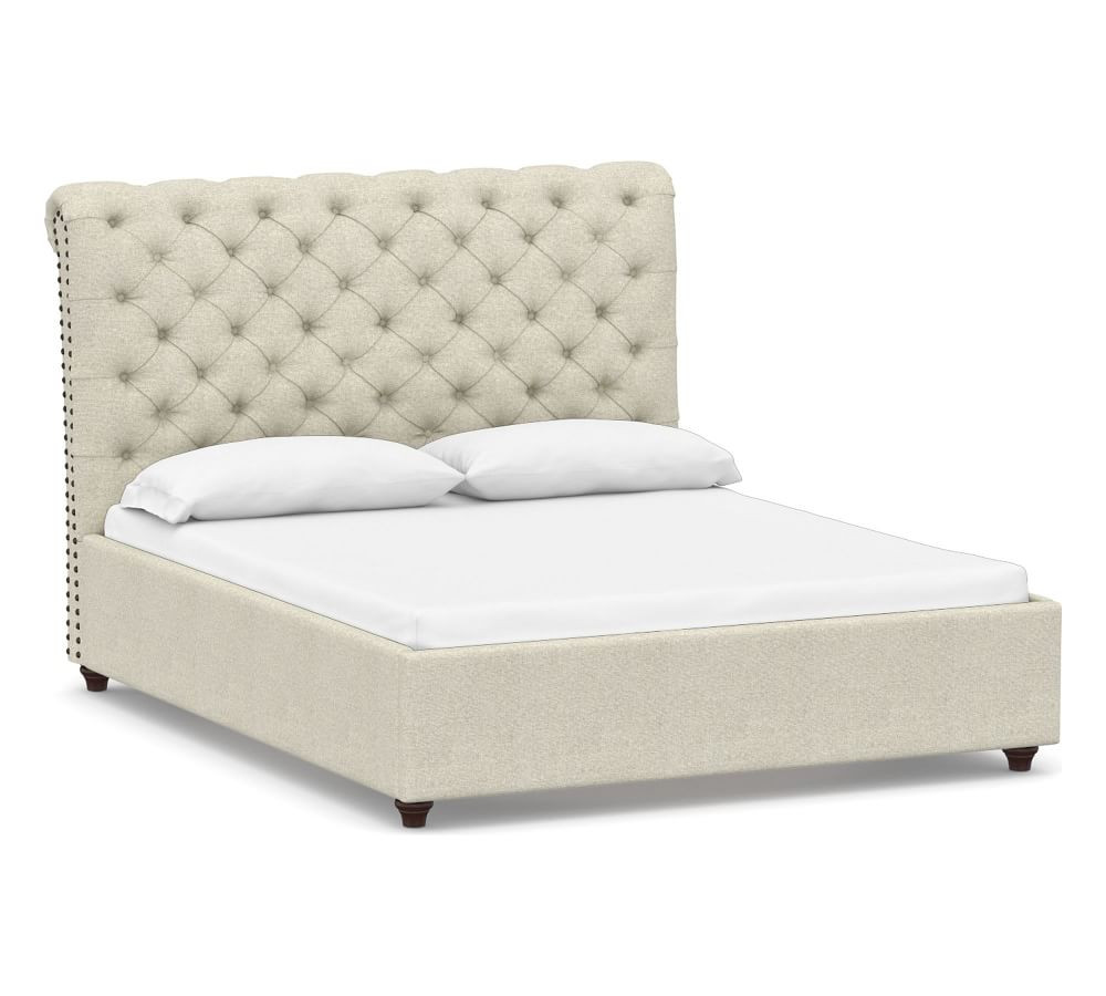 Chesterfield Tufted Upholstered Bed | Pottery Barn (US)