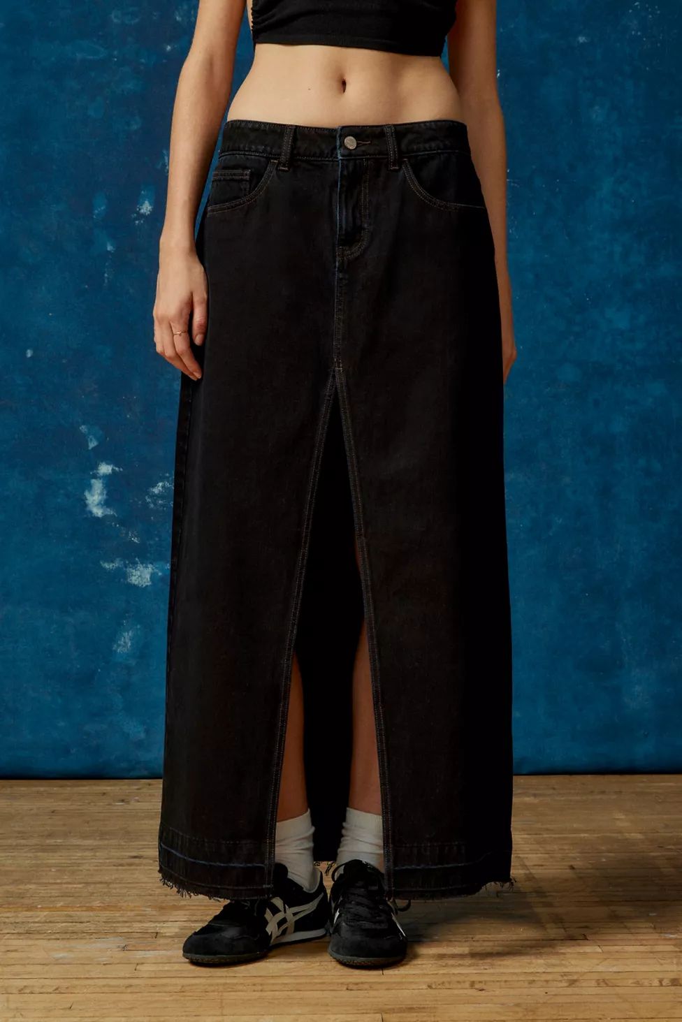BDG Mandi Denim Maxi Skirt | Urban Outfitters (US and RoW)