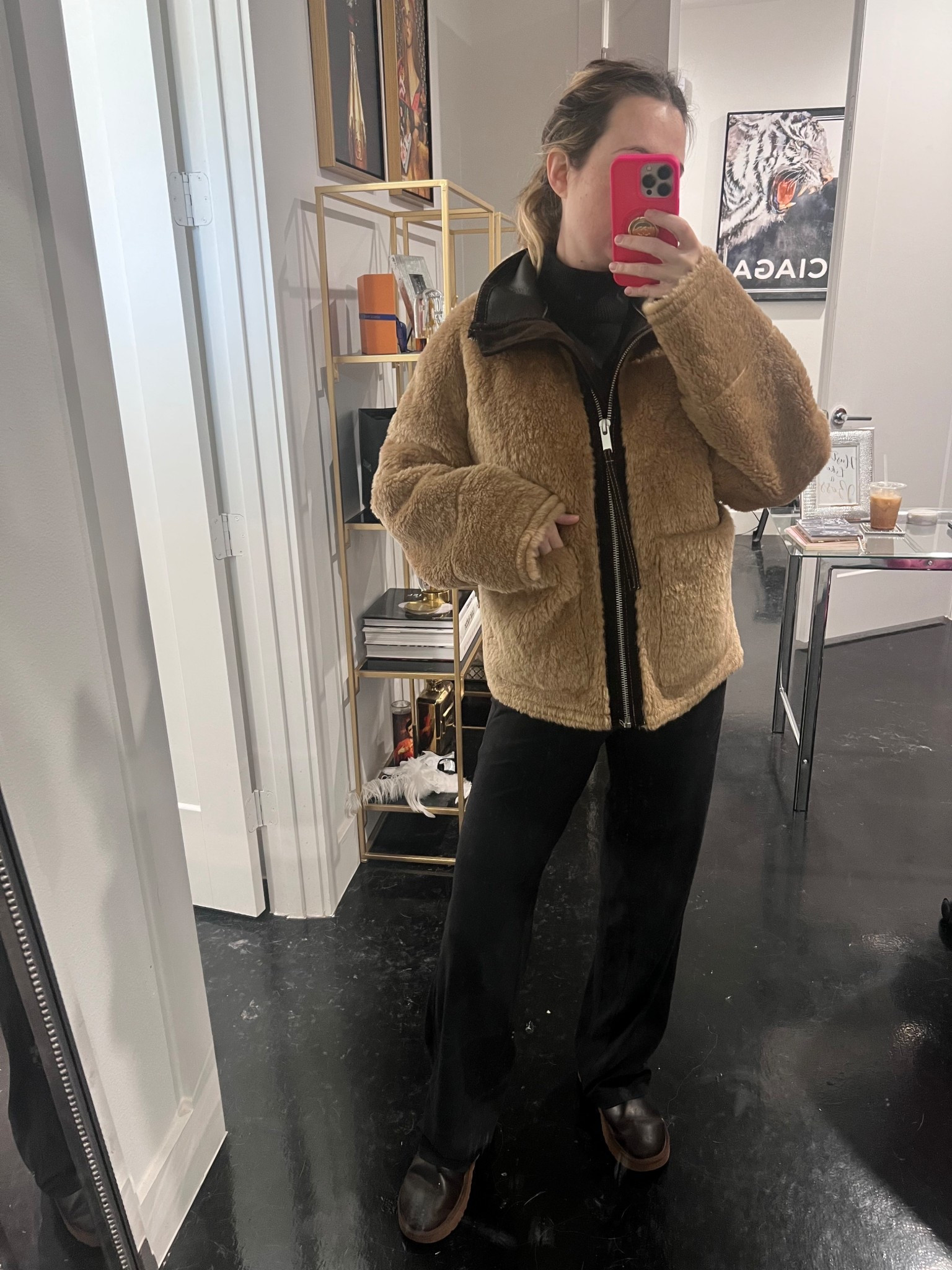 Cold front calls for a shearling jacket! Runs big I’m wearing an XS

#LTKStyleTip #LTKFindsUnder100 #LTKSeasonal