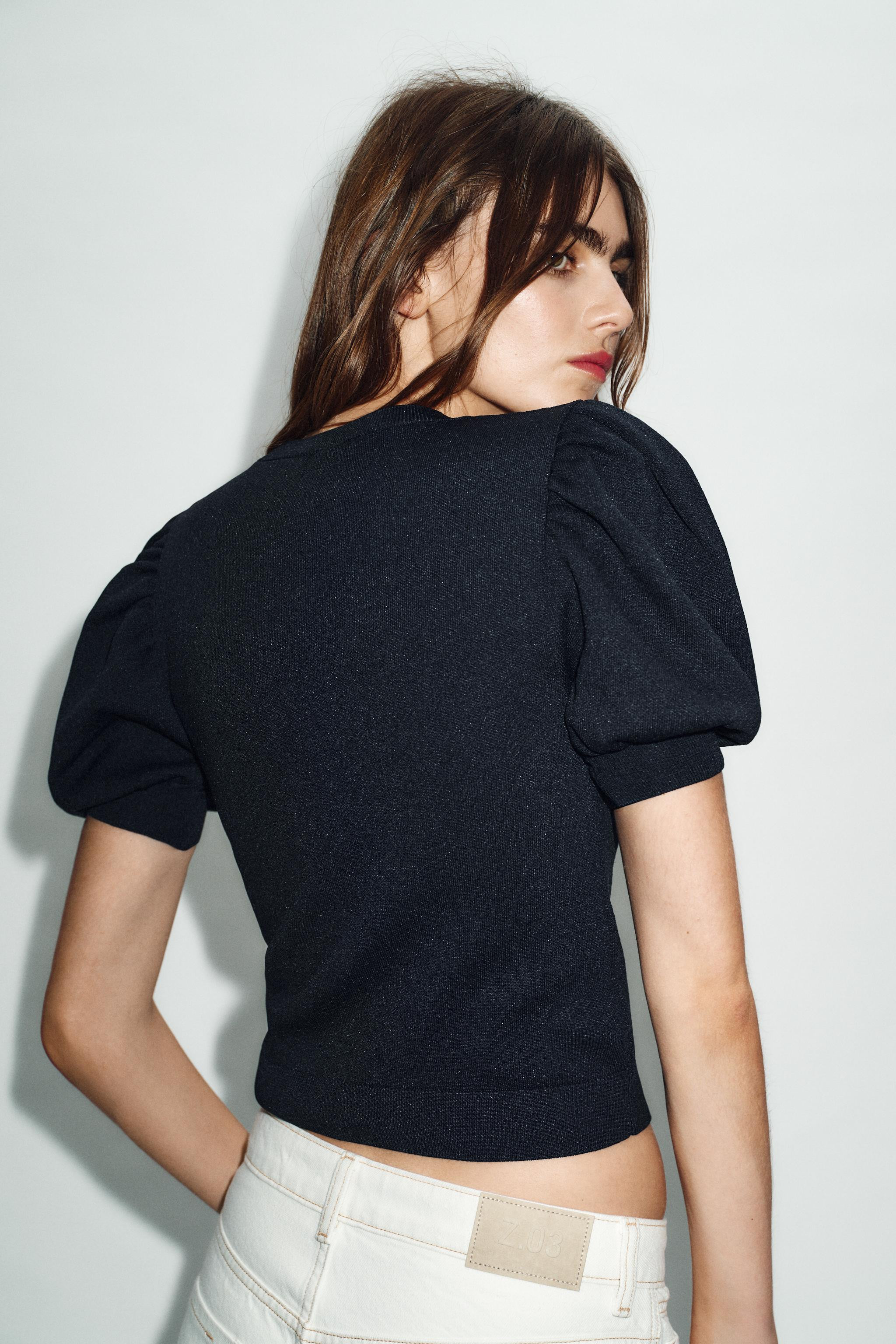 HEART CUT-OUT KNIT JUMPER | Zara US