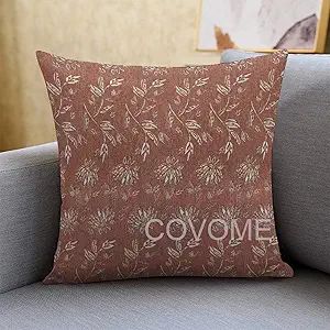 by Unbranded Terracotta Pillow Cover, Floral Pillow Covers, Spring Pillow Covers, Botanical Flowe... | Amazon (US)