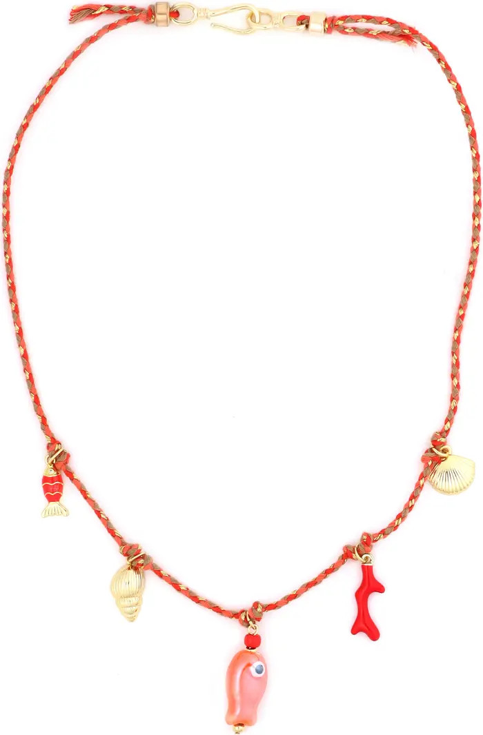 Panacea Sea Life Cord Necklace | Nordstrom | Nordstrom