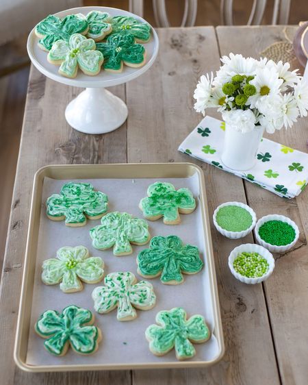 Sharing my shamrock cookies for Sunday and what you need to bake them with your family!

#LTKSeasonal #LTKkids #LTKfamily