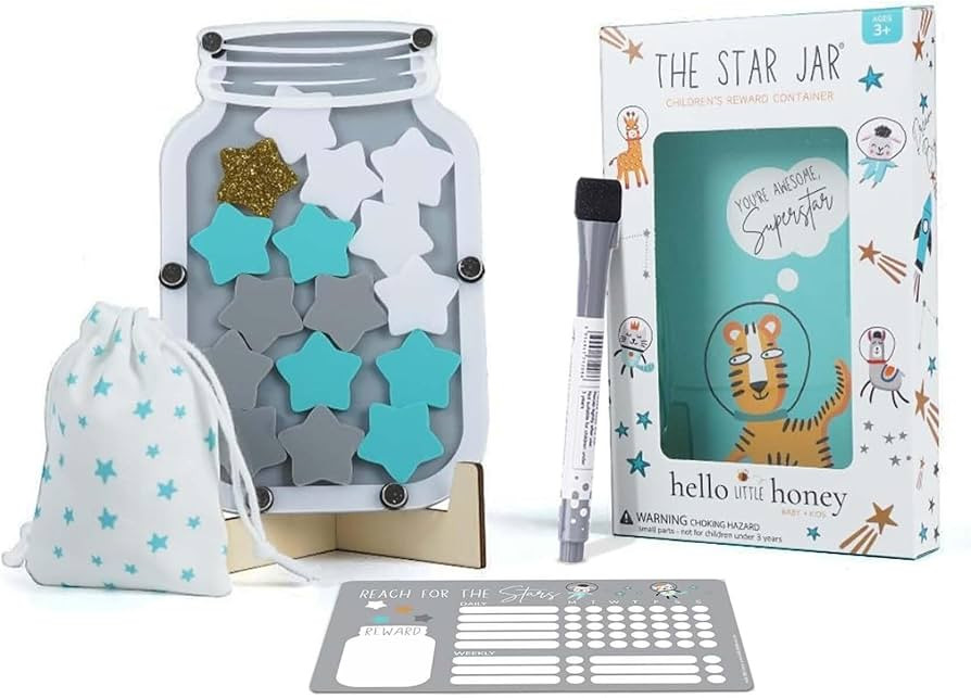 The Star Jar-Chore Chart for Kids Multiple Kids, Potty Training Chart Toddler Boys/Girls, Reward ... | Amazon (US)