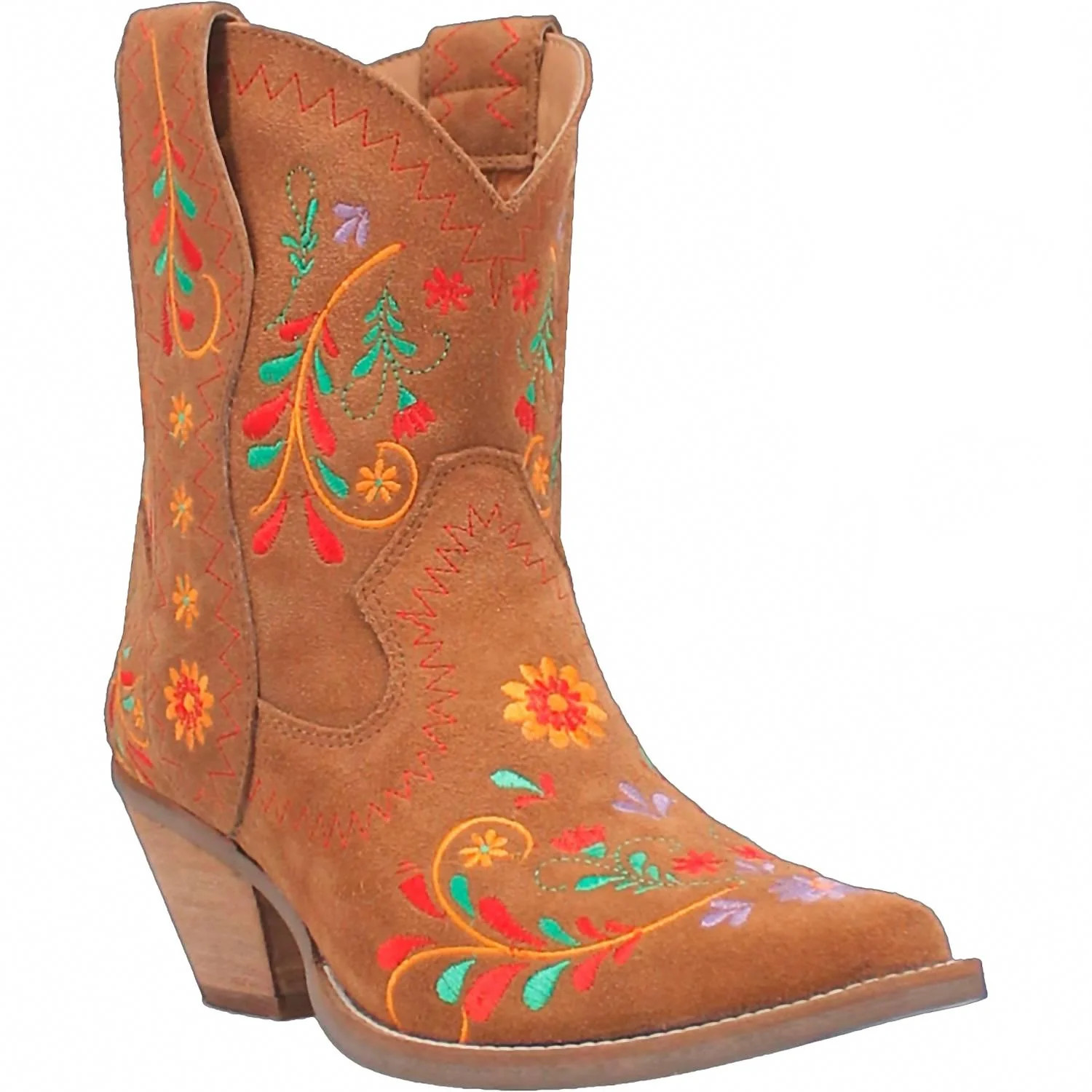 Women's Sugar Bug Leather Bootie In Camel | Shop Simon