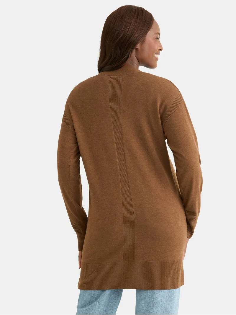 Time and Tru Women’s Button Front Cardigan, Sizes XS-3XL - Walmart.com | Walmart (US)